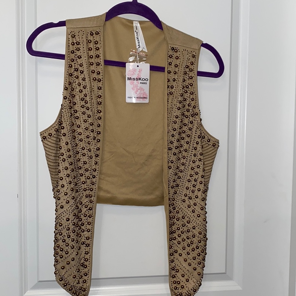 Boutique embellished vest